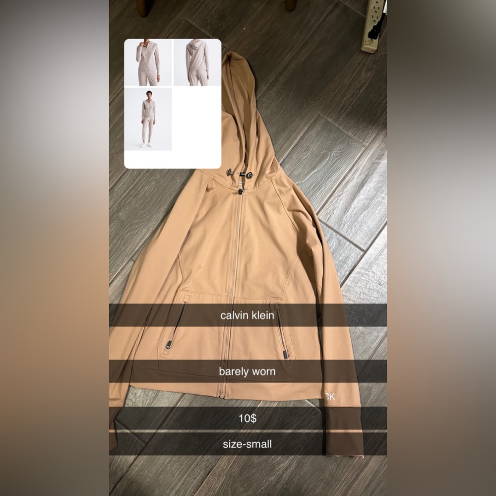 Calvin klein workout jacket